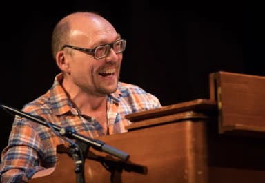 Bugge Wesseltoft: Bugge Wesseltoft performs with Organ Club at the main stage of Cosmopolite. The concert took place on 21. September 2016 in Oslo. The Organ Club is a regular