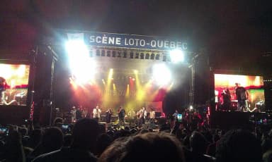 Los Van Van: A concert of Los Van Van photographed in Montreal, Quebec, Canada at the 2015 African Nights festival.