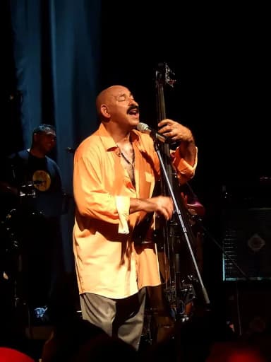 Óscar D'León: Oscar D'León during a concert in Darmstadt (Germany)