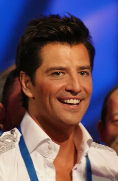 Sakis Rouvas: Sakis Rouvas backstage at the ESC 2009 in Moscow during the semi-final on May 14, 2009