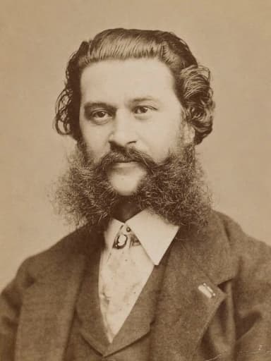 Johann Strauss II: Photograph of Johann Strauss II by Fritz Luckhardt