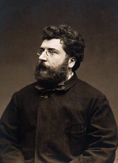 Georges Bizet: Georges Bizet (1838-1875), fotografie od Étienne Carjata, 1875