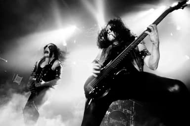 Immortal: Norwegian black metal band Immortal playing at Hole in the Sky festival in Bergen, Norway (2011).