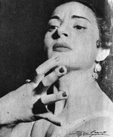 Lola Flores: La española Lola Flores en 1954.