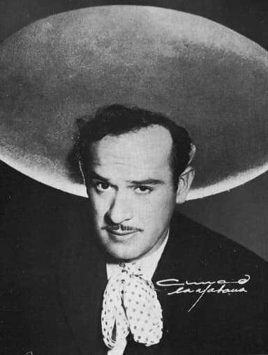 Pedro Infante: Fotografía de Pedro Infante en el Directorio de Artistas mexicanos de 1954.