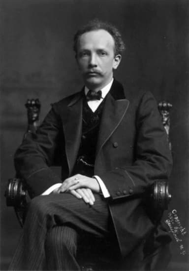 Richard Strauss: Photograph of Strauss taken in New York during his US tour that year.