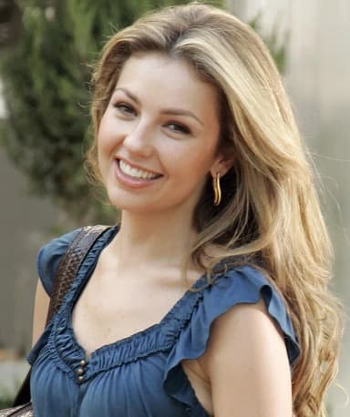 Thalía: Thalía at a TV commercial shoot in 2006.