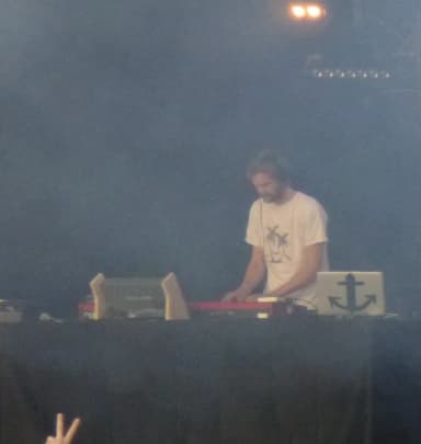 Todd Terje: Todd Terje & The Olsens performing at Glastonbury in 2015