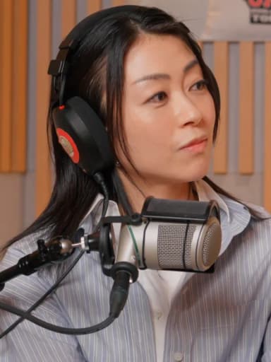 Utada Hikaru: Hikaru Utada participating in a podcast interview at Spotify Tokyo