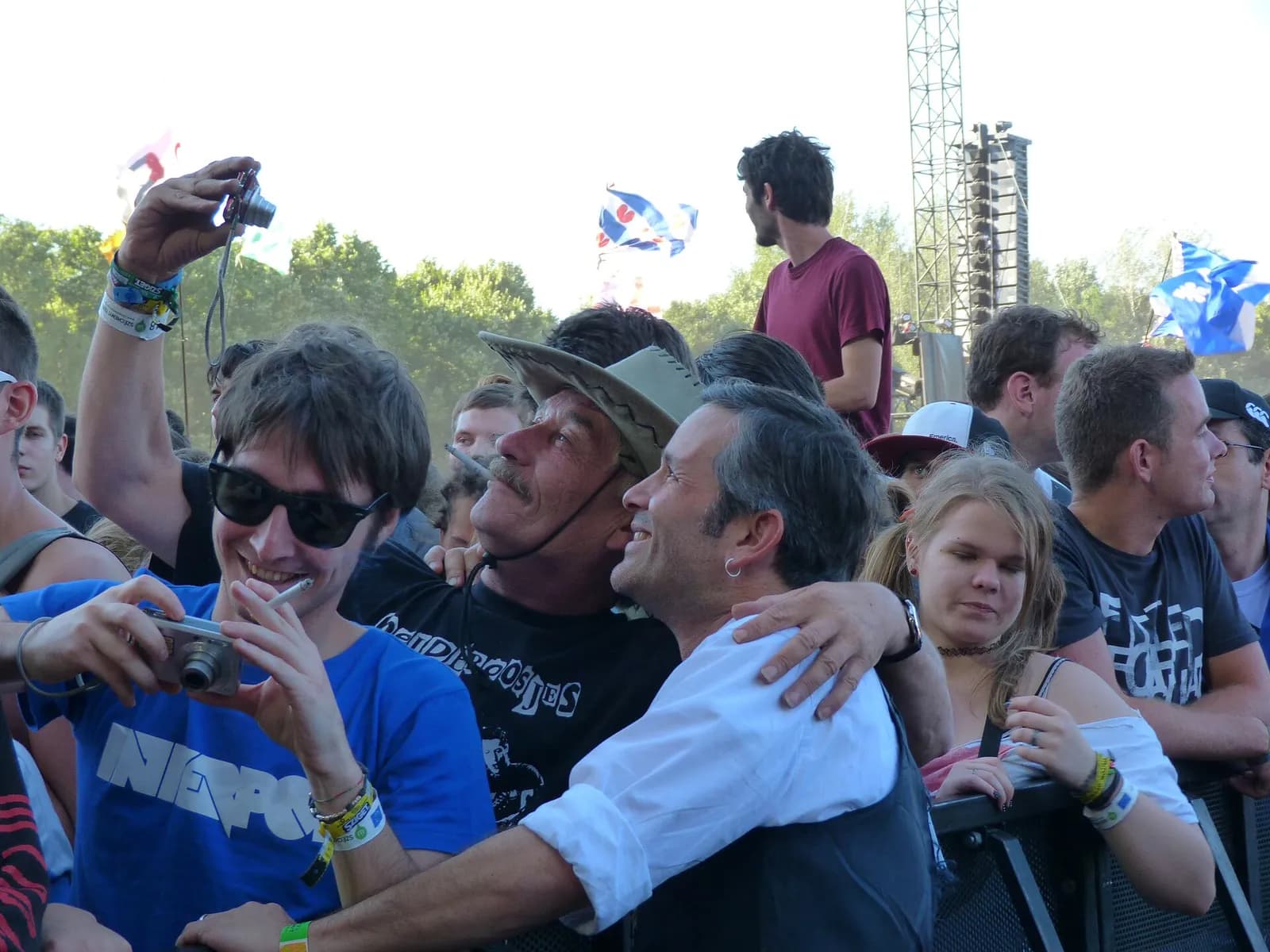 Hungary: Friendship. Flogging Molly was playing at Sziget Festival in Budapest, on the 10th of August, 2011. Dave King: Vocals, Acoustic Guitar, Electric Guitar,