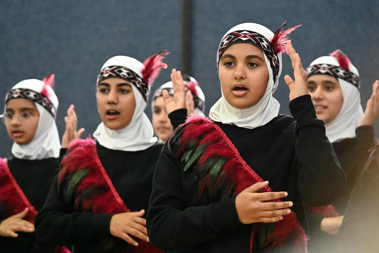 New Zealand: Zayed College Kapa Haka performance